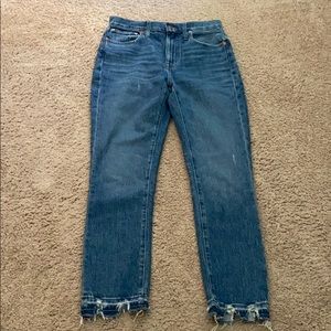 Madewell slim boyfriend jean